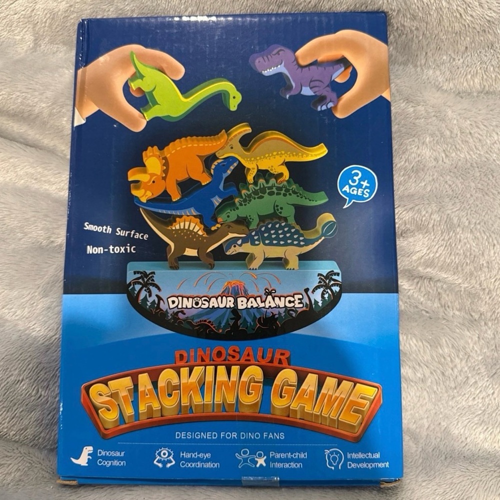 Dinosaur Balance Stacking Game - Multicolor